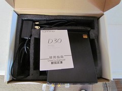 TOPPING D30 USB DAC Hi-Res Audio DSD Digital Analog Converter Black Open Box