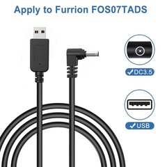 USB to DC Car Charger Cable for Furrion FOS07TADS Vision S Monitor Power Supply