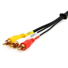 3-RCA Cable 50 Feet Three RCA Video + Audio Cord Composite Cable TV Game Console