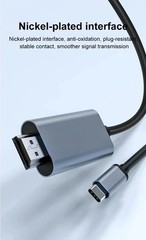 USB C to 4K HDMI Cable Video Converter Adapter 6Ft Long Type C to HDMI 4K Cord