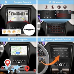 Android 15 Car Radio Stereo Carplay GPS +CAMERA For Ford Mustang 2010-2014