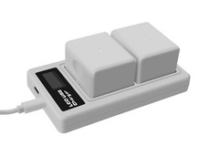 2-Pack Battery and Charger for Arlo Ultra, Ultra 2, Arlo Pro 3 and Pro 4 Cameras