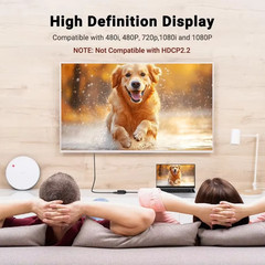 4K HDMI Cable Splitter Adapter 2.0 Converter 1 In 2 Out 1 Male to 2 Female