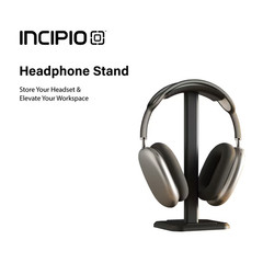Universal Metal Headphone Stand Weighted Gaming Headset Holder Desk Organizer Bl
