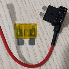 4 Sets Add-A-Circuit Fuse Holder Tap Adapter & 20A Standard ATO ATC Blade Fuses