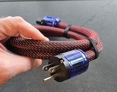 High Current Audio Power Cable – 10AWG 5N OCC Copper – 1.5m– US C13. Brand New.