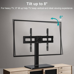 Universal Swivel TV Stand Base, Table Top TV Stand for 37 to 65, 70, 75 Inch LCD