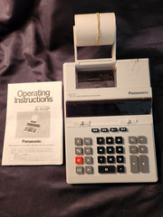 Panasonic JE-658P Desktop Printer, 10-Digit AC/DC, with box