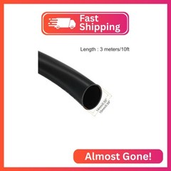 uxcell Black PVC Tube Wire Harness Tubing, 14mm ID 10ft Sleeve for Wire Sheathin