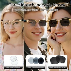24k gold-plated frame,AI translation smart glasses with chat GPT Bluetooth ma…