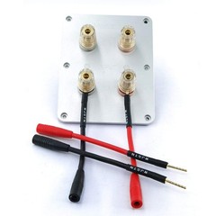 2Mm Pin Plug Banana Plug to 4Mm Banana Plug Female Jack Socket Adapter 4 Pack 3