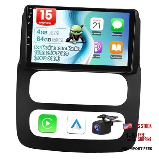 (4GB+64GB) Car Stereo for Dodge RAM 1500 2500 3500 (2002 4GB RAM + 64GB ROM
