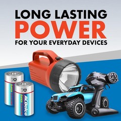 ACDelco Super Alkaline Maximum Power D Batteries for Home and Household Use