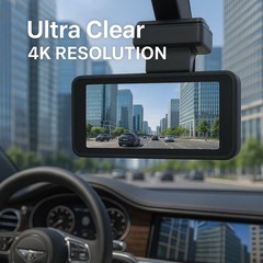 Dash Cam 4K Front & Rear Dash Camera w/ GPS WiFi | 64GB Included