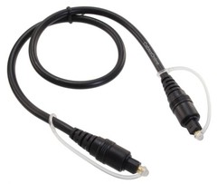 1.5ft Toslink Male to Toslink Male Digital Optical Audio Molded Cable