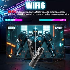 M98-Y9 Android 14 TV Stick 4GB+32GB 8K WiFi6 BT5.0 HDMI Streaming Media Player