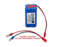 LiFe Battery 12.8V 1.6Ah Replace Lead Acid 12V 1.3AH to Loudspeaker Amplifie UPG