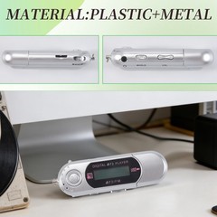 MP3 Player USB 2.0 Small Flash Drive Multilanguage LCD Music Player with 39325