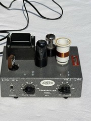 AMECO® AC-1 CW transmitter-FINISHED REPLICA Black Knobs