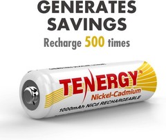 Rechargeable AA Batteries NiCd 1000mAh for Solar Lights and Household Use