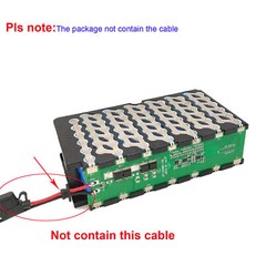 48V 13S6P Lithium Battery Box Pack with 13S 20A BMS + Holder & Nickel DIY ACUS