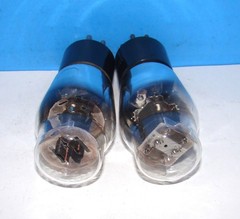 No type 6A6 radio audio amplifier electron vacuum 2 tubes valve tested ST 6A6G