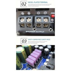 5000W MAX Monoblock Class D Car Amp – Low Distortion Stereo Audio Amplifier