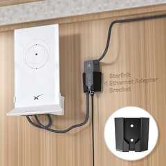 Starlink Gen 2 Power Adapter Wall Bracket ABS Plastic Holder Mount Durable