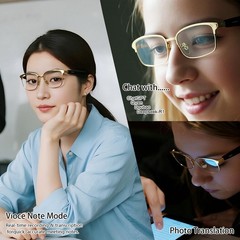 24k gold-plated frame,AI translation smart glasses with chat GPT Bluetooth ma…