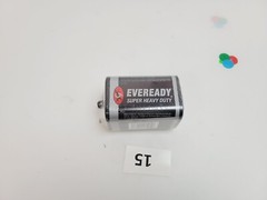 Eveready 6V Battery Super Heavy Duty 6 Volt Battery 1 Count
