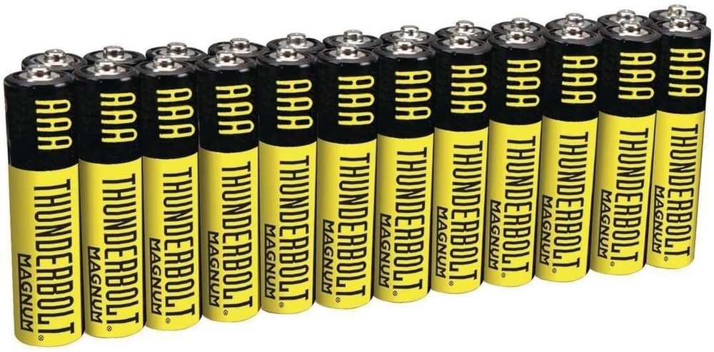 New 24 pack AAA Heavy Duty Contractor Quality Magnum Thunderbolt Batteries