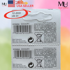 5 X New SONY 377 SR626SW 1.55V Silver Oxide Button Battery Expire Date Dec/2031
