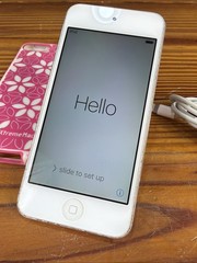Apple iPod touch 5th Generation 32GB Silver Model A1421 w/ Cord PRISTINE!