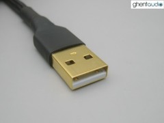 U01 (0.5m 1.5ft)— USB(A to B) DAC Star Quad Silver-Plated OFC HiFi Audio Cable