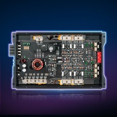 VEVOR Car Audio Amplifier Car Amplifier 4-Channel Class AB Max. 4x250W at 4 Ohms
