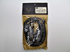 Vanco Headphone Extension Cord 12 ft Coiled 4-Channel Plugs to Jacks Vintage NOS