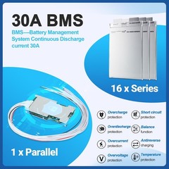 48v 20Ah E B/ike Lifepo4 Bi-ke Battery Pack for 1000W El/ec tric Motor 30A BMS