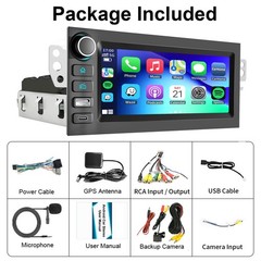 Apple Carplay Car Stereo Radio GPS Navi For GMC Chevy Sierra Silverado 1999-2003