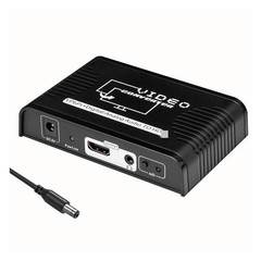 5 RCA Ypbpr Component Coaxial Audio to HDMI Video Converter for DVD PS2 XbAr