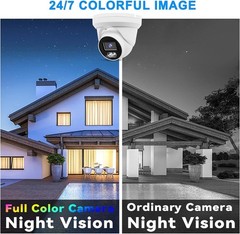 8MP PoE IP Full Color Night Vision Camera Outdoor/Indoor Metal Housing 2.8mm