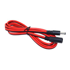 16AWG DC Power Plug 5.5 X 2.1Mm Female to Male CCTV Adapter Connector Cable 12V
