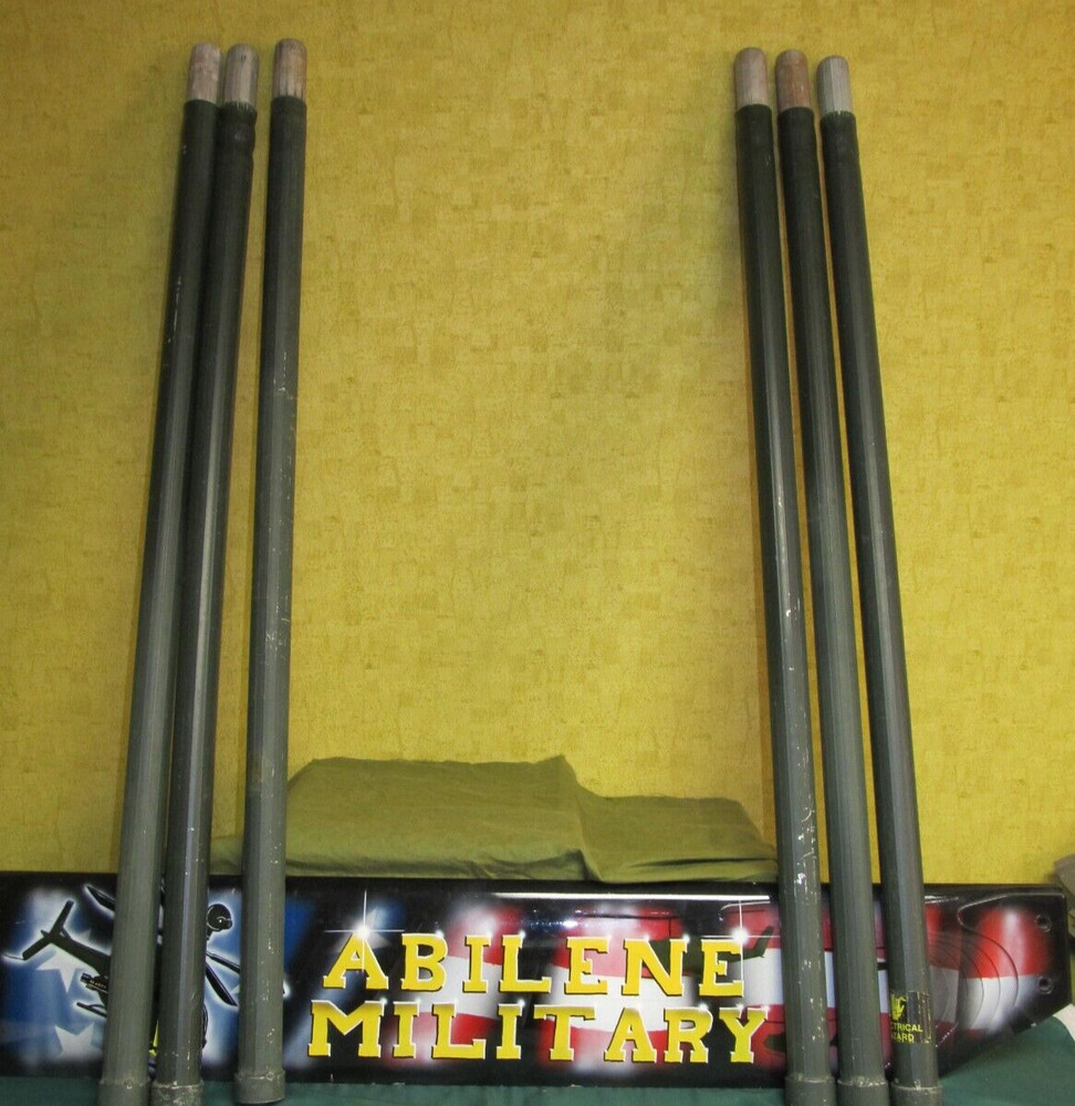 32 FEET ANTENNA TOWER MAST POLES 4′ ALUMINUM SECTIONS 8 POLES