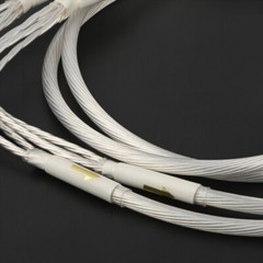 Pair 5N OCC Silver Plated Bi-wire HiFi Loudspeaker Speaker Cable & Banana Plug
