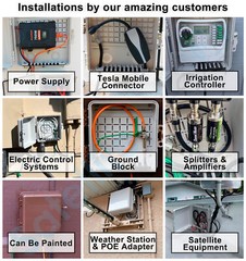 SatelliteSale Multi-Purpose Weatherproof Heavy Duty Enclosure Thermoplastic