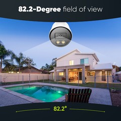 SANNCE 4CH DVR 1080P Full Color Night Security Camera System Night Vision CCTV