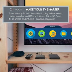 4K Ultra HD Digital Media Player USB MicroSD HDMI H.265 MP4 MKV Auto