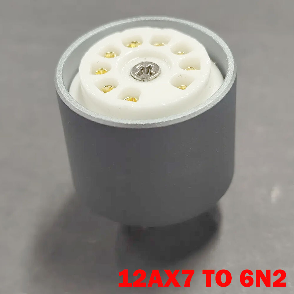 1PC ECC83 12AX7 To 6N2 Vacuum Tube Amplifier Convert Socket Adapter US