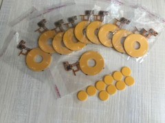 10X Click Wheel + Center Button for iPod Video 5th 5.5 Gen 30GB 60GB 80GB YELLOW