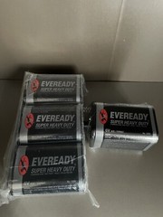 Eveready 6 Volt Lantern Battery 1209 Super Heavy Duty 4 Pack New Sealed