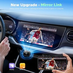 4 in 1 Wireless CarPlay Adapter For Apple Android Carplay Dongle Plug and Play